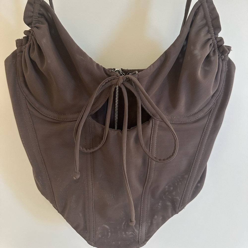 White Fox Boutique Tie Corset